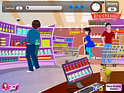 Флеш игра онлайн Поцелуй в супермаркете
